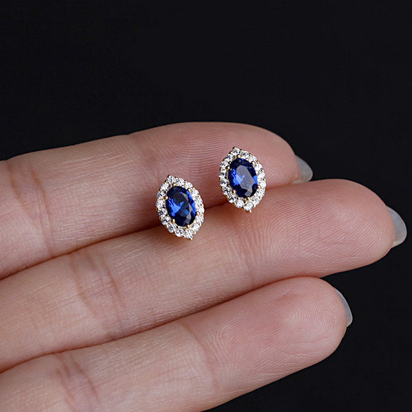 Crystal Stud Earrings